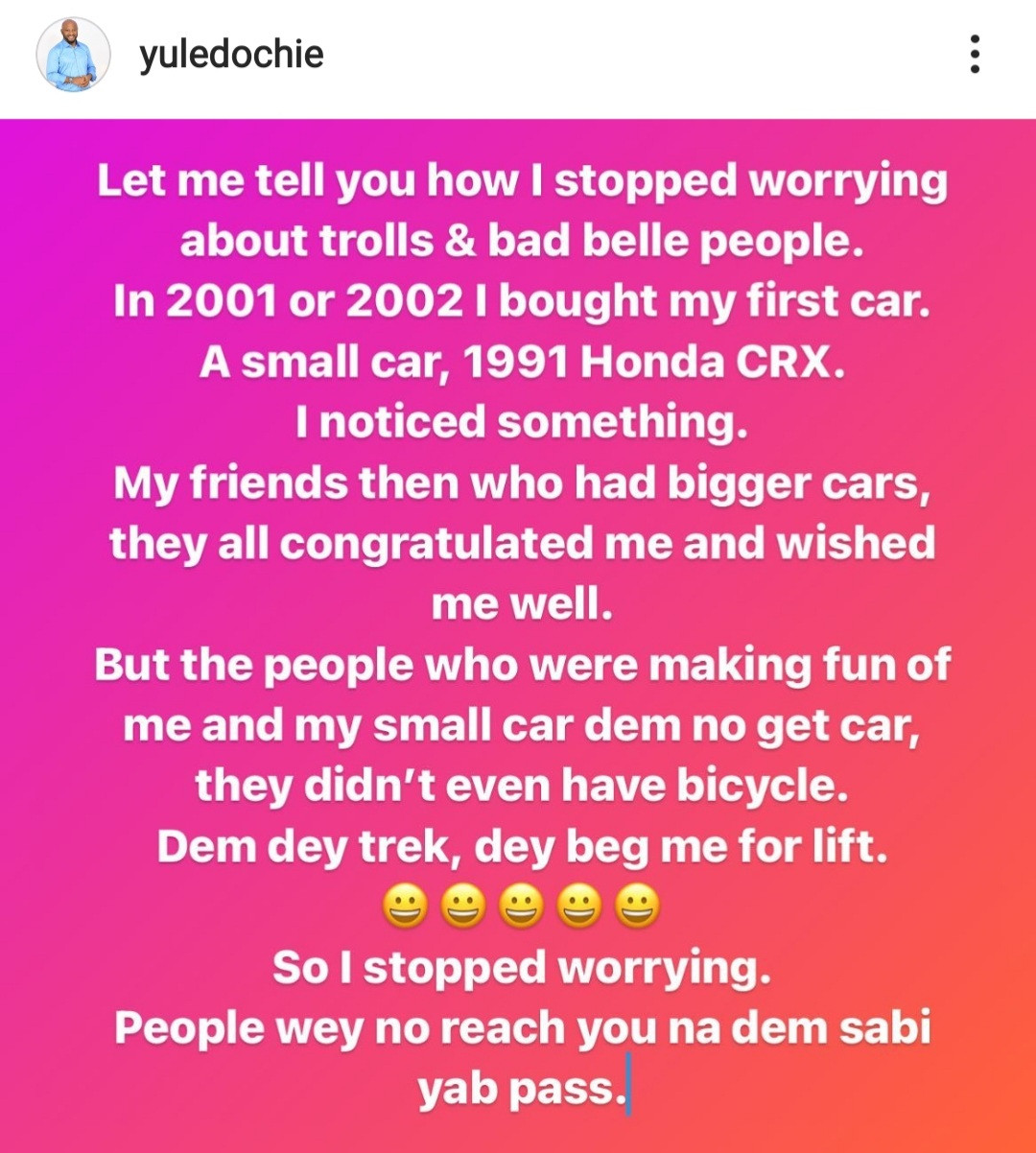 Yul Edochie recounts incident that made him stop worrying about trolls