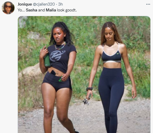 Twitter users reacts to photos of Sasha and Malia Obama hiking in Los Angeles (photos)