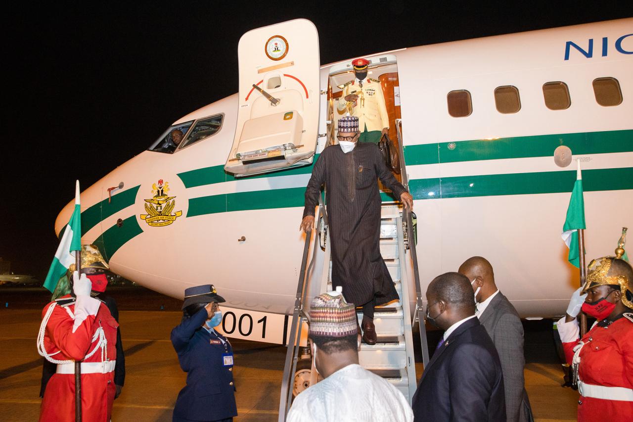 President Buhari returns to Abuja after medical check-up in London 