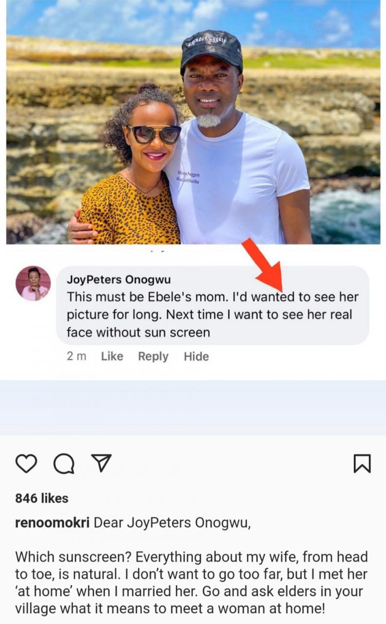 Reno Omokri admits that he finds Bianca Ojukwu attractive but says nothing can make him stray from his wife