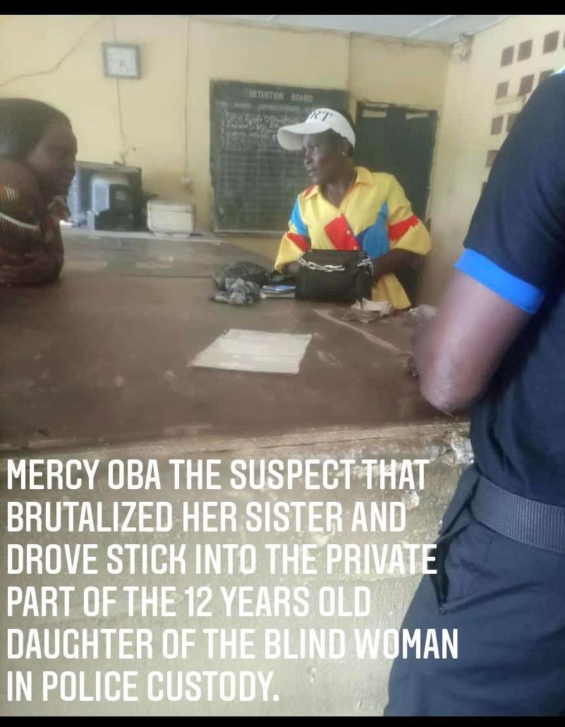 Woman brutalises 12-year-old niece in Delta, drives stick into her private part for allegedly stealing garri and fish