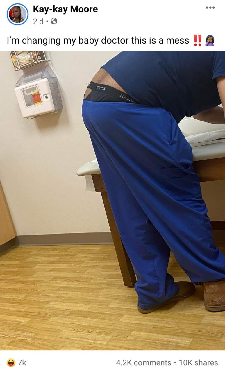Woman risks being banned from hospital after sharing photo of a doctor
