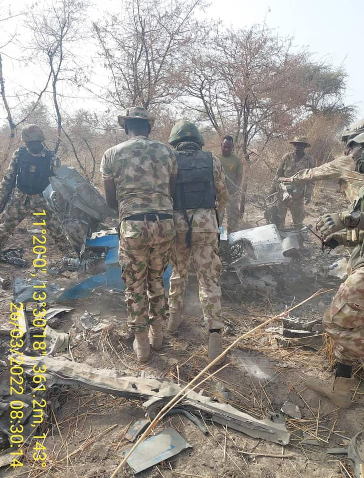  Wreckage of military jet that disappeared in 2021 found in Sambisa forest