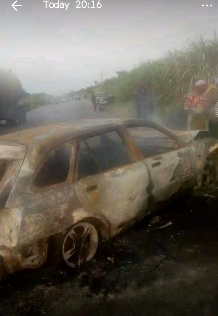 Three burnt to death in Bayelsa auto crash 