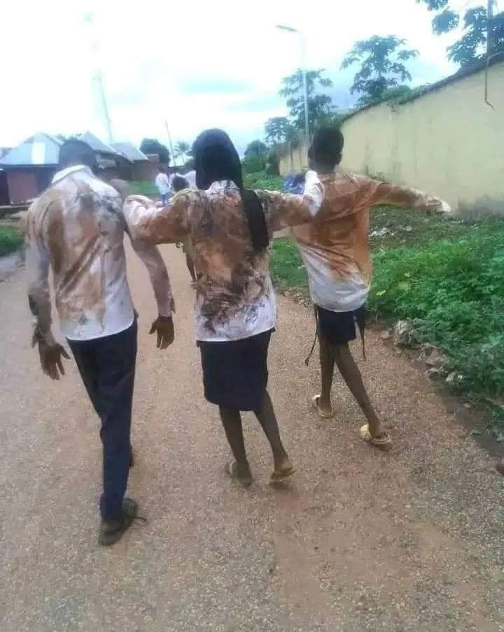 Secondary school students celebrate end of WAEC exams in beer parlour 