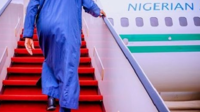 Buhari, 4 ministers, and others depart for Rwanda to attend Commonwealth summit