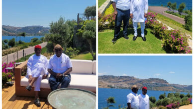 Photos of Wike and Ikpeazu on vacation in Turkey