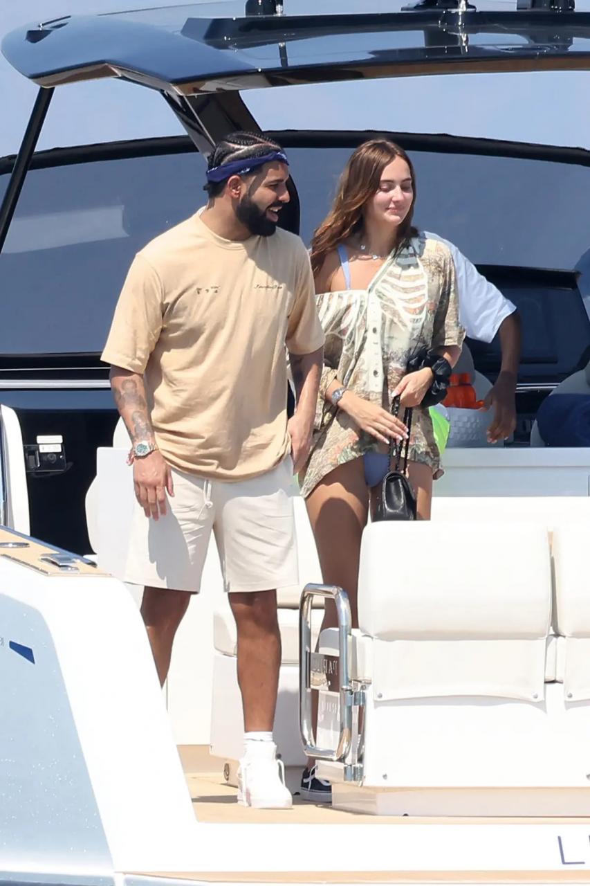 Drake goes ?yacht hopping? with YouTuber Suede Brooks in St. Tropez