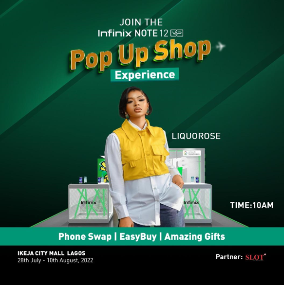 Join Infinix Note 12 VIP Pop Up Shop Experience Tour in your City!