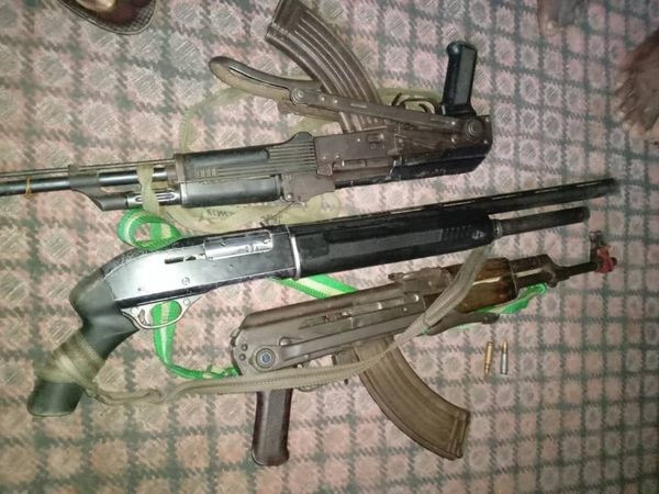 Police, hunters kill three kidnappers, rescue four victims and recover two AK-47 rifles in Adamawa 