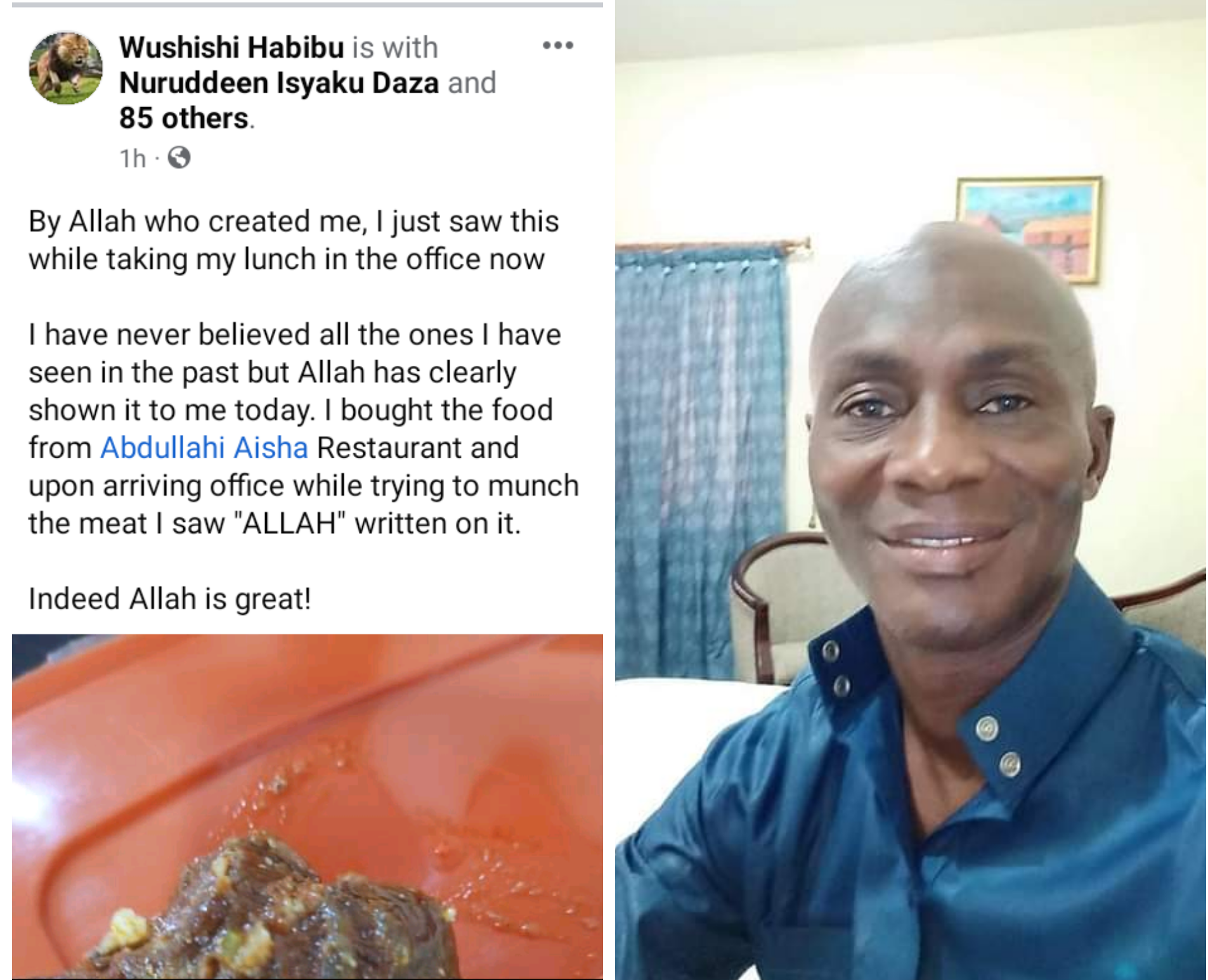 Nigerian Muslim claims he saw