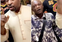 Portable meets MC Oluomo in Lagos amid a police probe (video)