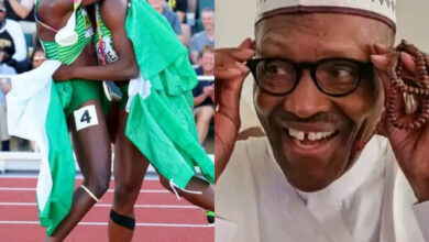 President Buhari congratulates Tobi Amusan and Ese Brume for winning Gold and Silver medals at World Athletics Championship