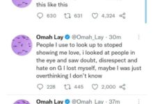 'My depression became worse after I slept with my therapist' - Singer Omah Lay reveals his personal life struggles