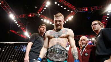 Conor McGregor reigned as UFC featherweight champion
