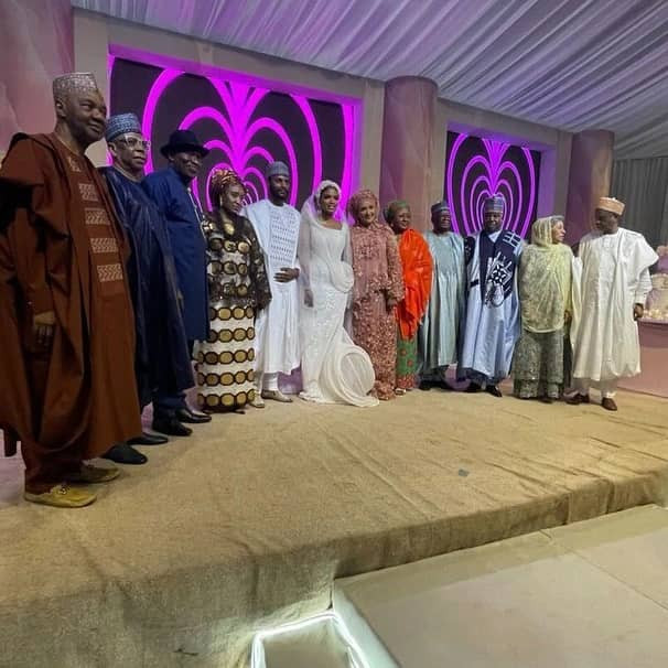 Goodluck Jonathan, Maryam Abacha, Namadi Sambo, others attend wedding dinner of late President Umar Musa Yar