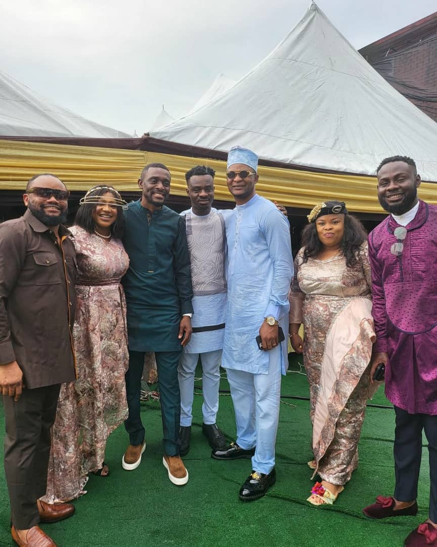 Photos and videos from the traditional wedding of gospel singer, Mercy Chinwo to Pastor Blessed