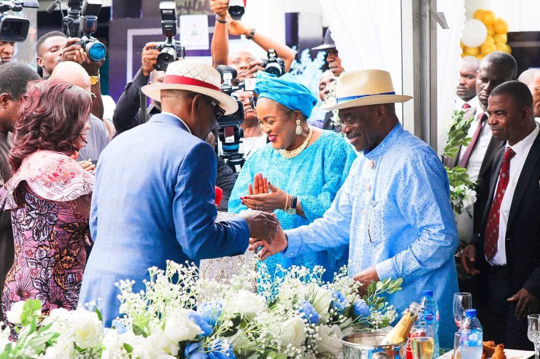 Governor Wike gifts Peter Odili a mansion on 74th birthday