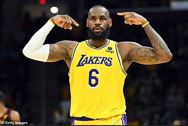 LeBron James signs huge two-year, .1m extension with the Lakers to become the highest earner in NBA history at 2m