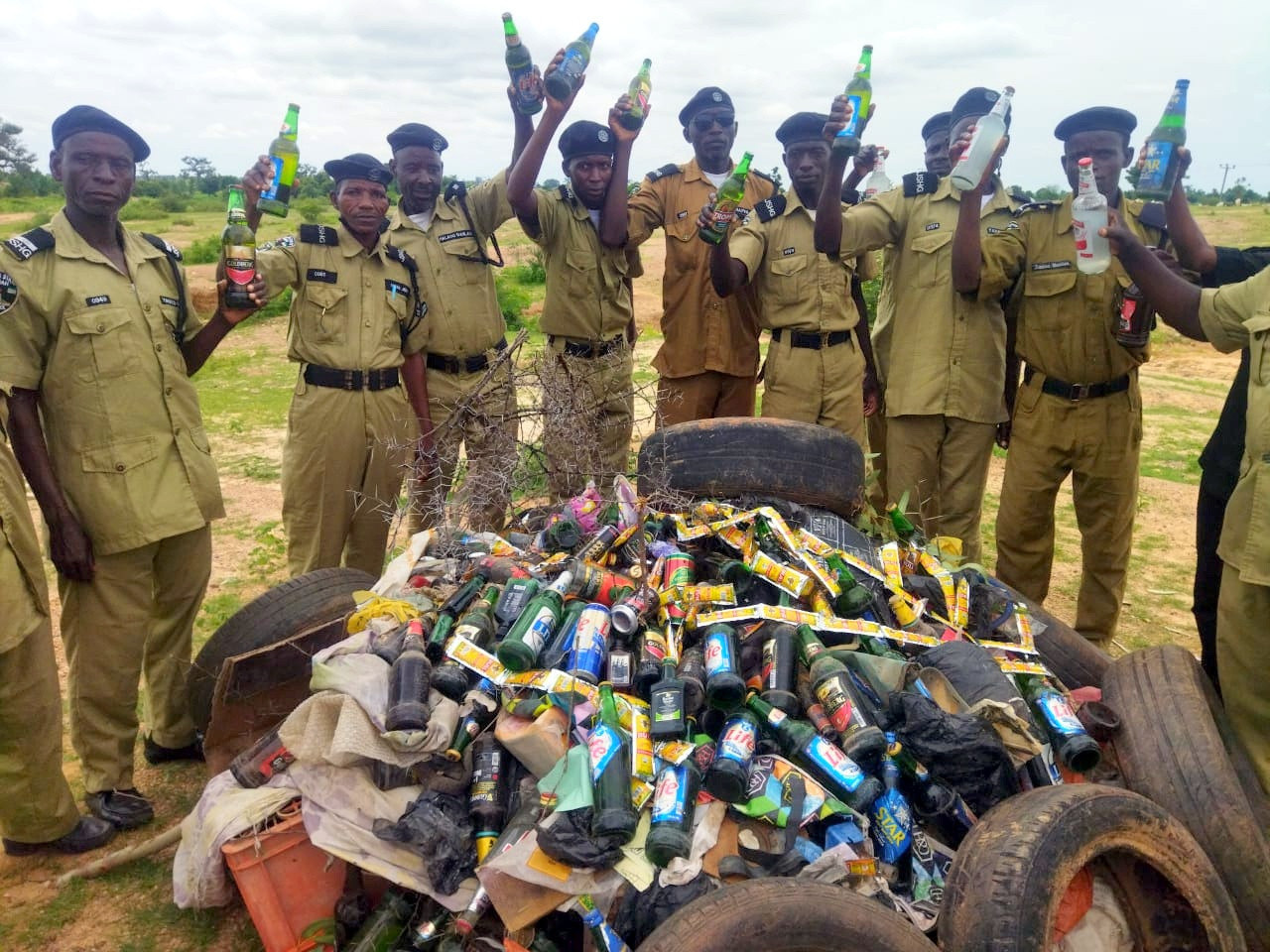 Hisbah burns 5,550 bottles of alcohol worth N3.2m in Jigawa