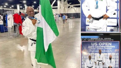 Commander of the Police?s Intelligence Response Team, Tunji Disu wins silver in US Judo Championship (Photos/Video)