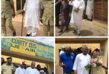 Former Governors Dariye and Nyame released from prison (photos)