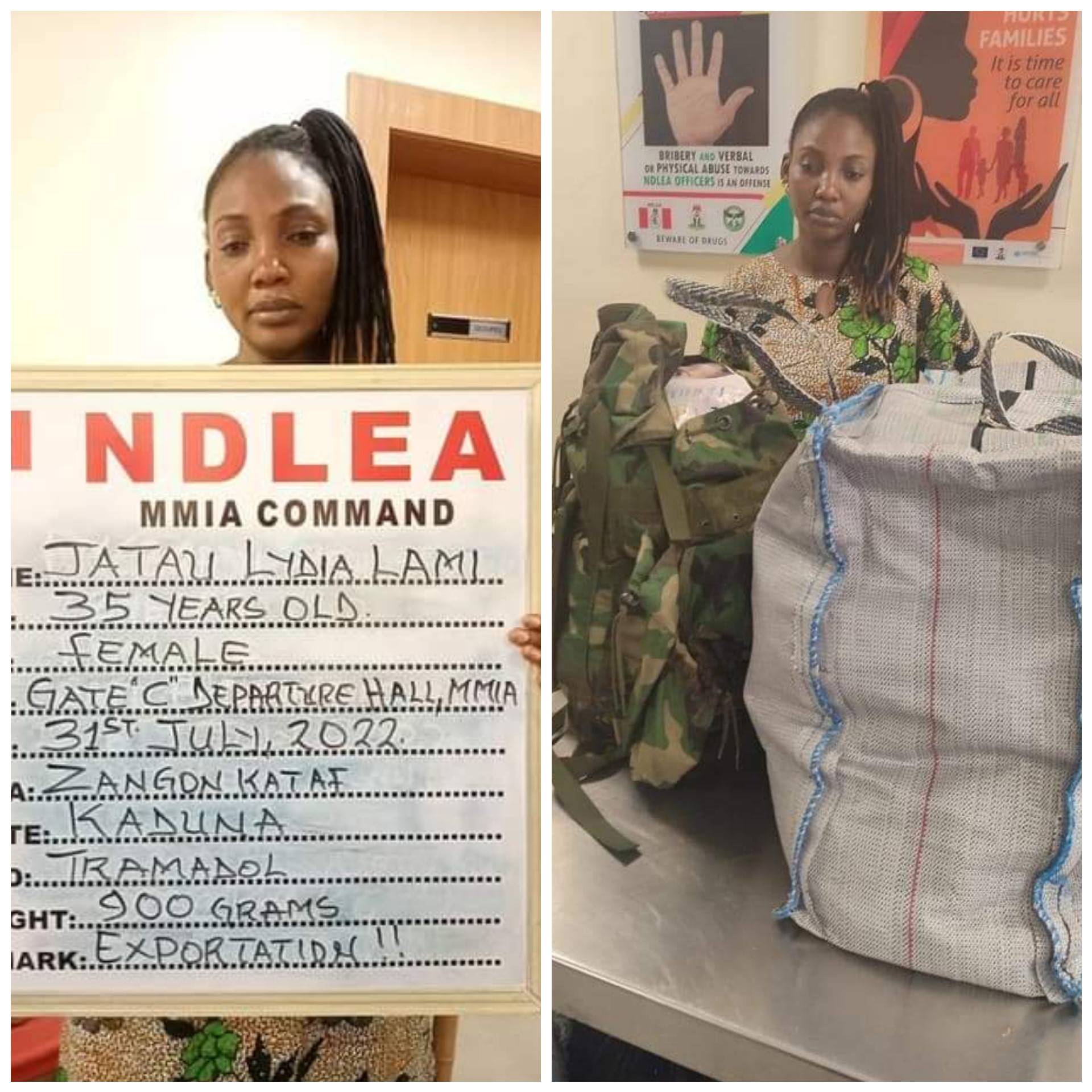I wanted to raise N5m ransom to free my mother from bandits - Kaduna woman arrested with drugs by NDLEA