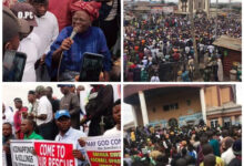 Insecurity: Massive protest rocks Ogbomoso over kidnapping and murder of LAUTECH student, hotelier