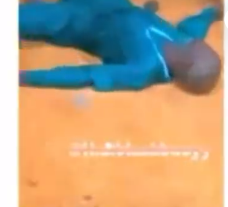 Man collapses after allegedly losing a N200k loan at a betting shop (video)