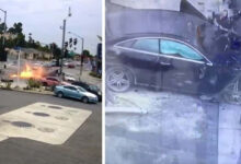Multiple car crash leaves 5 dead including pregnant woman and infant in LA (video)