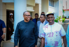 Peter Obi visits Anambra state governor, Charles Soludo (photos)