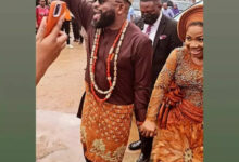Photos and videos from the traditional wedding of gospel singer, Mercy Chinwo to Pastor Blessed