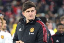 Harry Maguire was booed when his name was read out ahead of kick-off and during the first half of the game at the MCG
