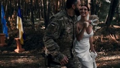 Russia-Ukraine War: Ukrainian Sniper Gets Married On The Front-line To Her Soldier Husband (Photos)