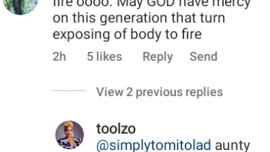 Media personality, Toolz replies follower who criticized her choice of outfit to a wedding